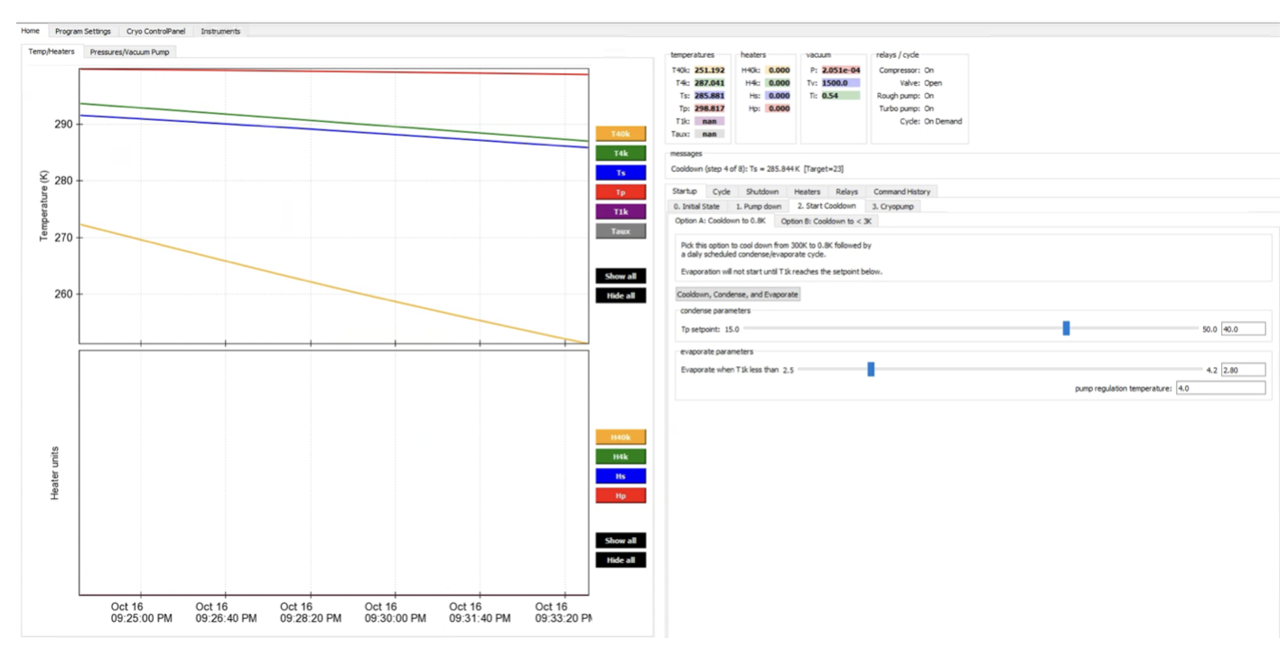 FreezeControl software screenshot